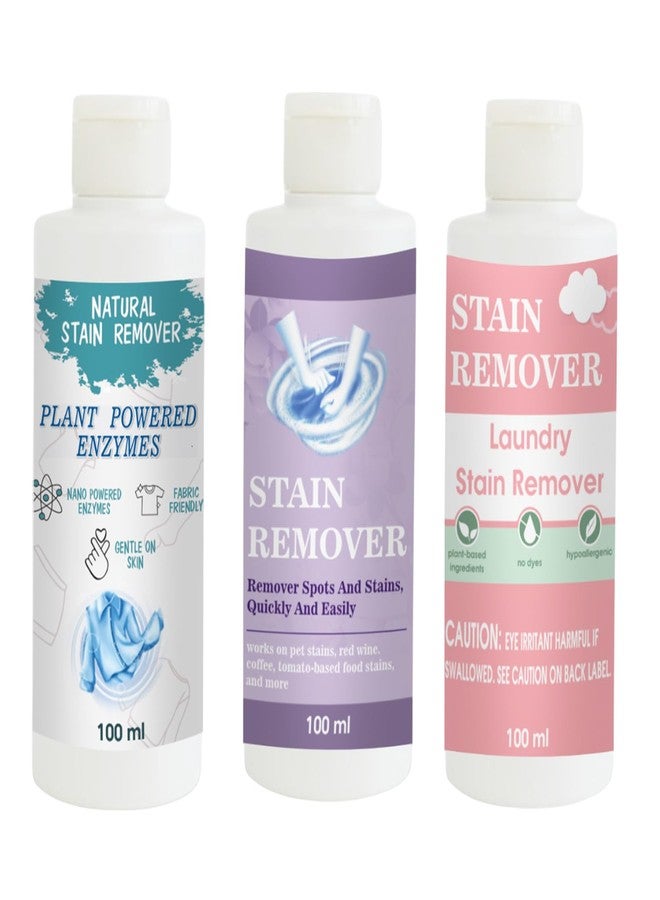 TOOVUS Stain Remover Combo Pack of Shirt, Purple and Pink Stain Remover | Multi-Surface Cleaning Solution for Clothes, Fabrics, Upholstery (100 g Each) - Image 1